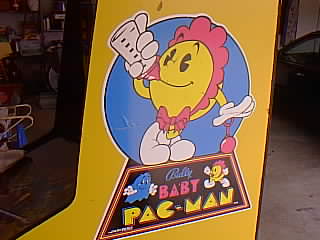 Baby Pac-Man side art shot